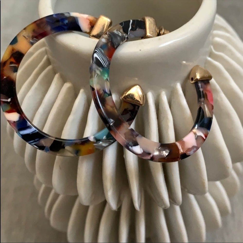 C&C California Multicolored Acetate 2” Hoops